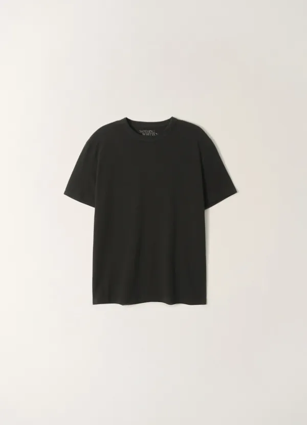 2ND / Rou cotton t-shirt (Black)