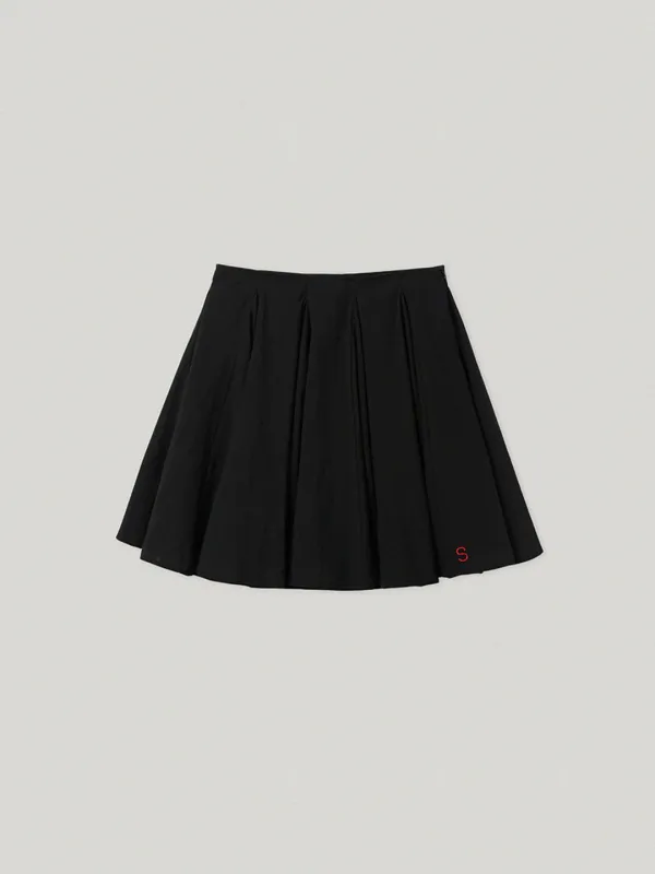 Arosa Flare Skirt Black (2nd)