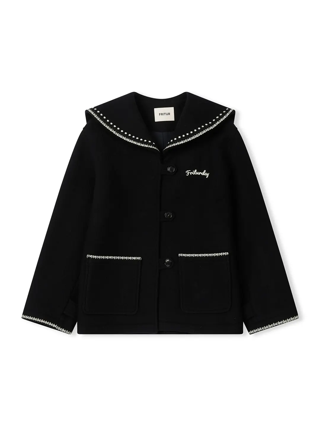 Sailor Half Coat Navy_F244CT02
