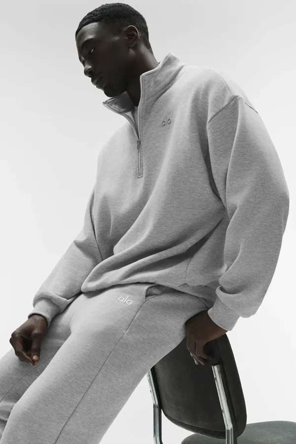 Accolade 1/4 Zip Pullover - Athletic Heather Grey