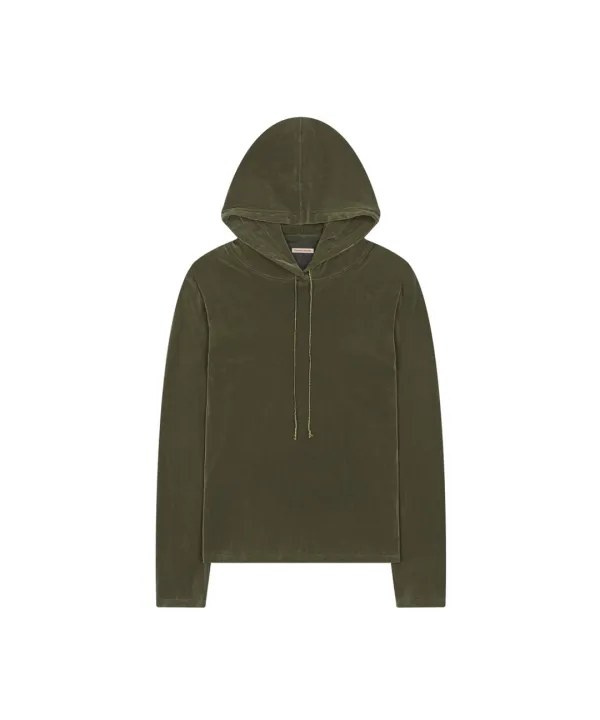 A3629 벨루어 후디_Olive