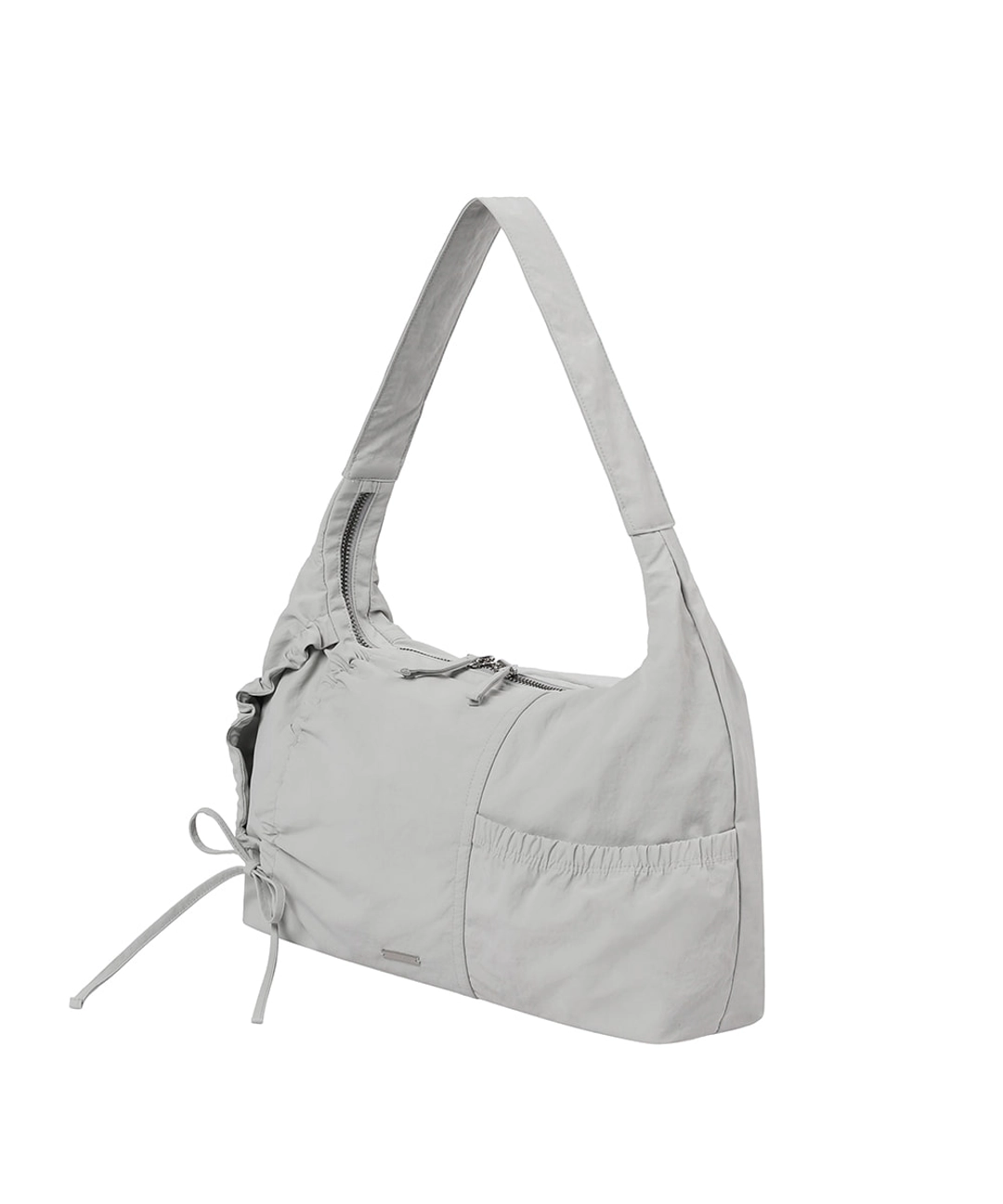 미세키서울 [레이 PICK] String shirring bag GREY 상품 이미지 2