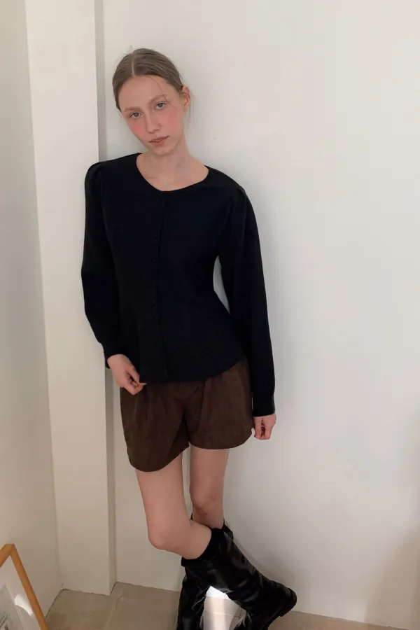 Margot Knit Top / Black