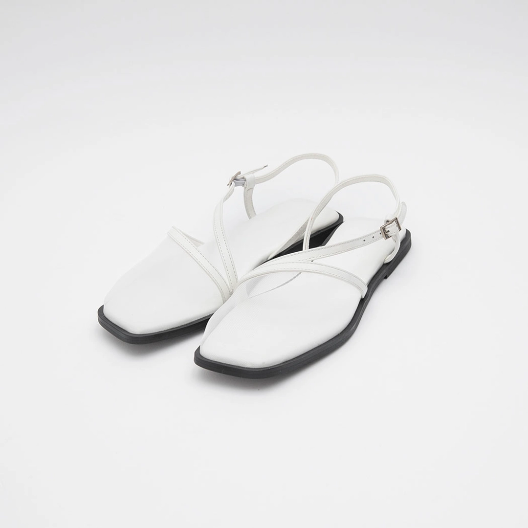 아뜰리에 나인 (SH-3459)LEATHER SEE THROUGH SLINGBACK SANDAL 상품 이미지 1