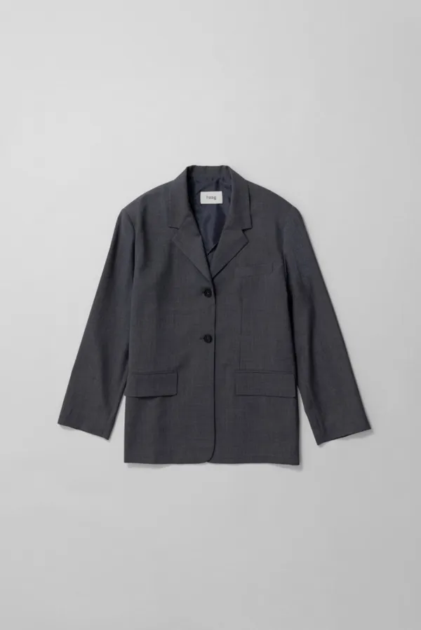 [EXCLUSIVE] a boyfriend blazer (grey)