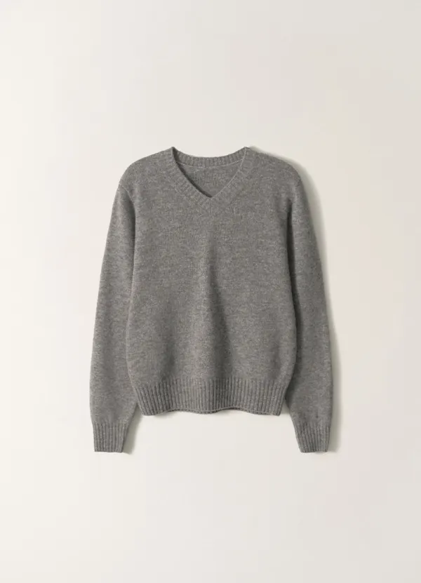 Marsh V-Neck Pullover (Gray)