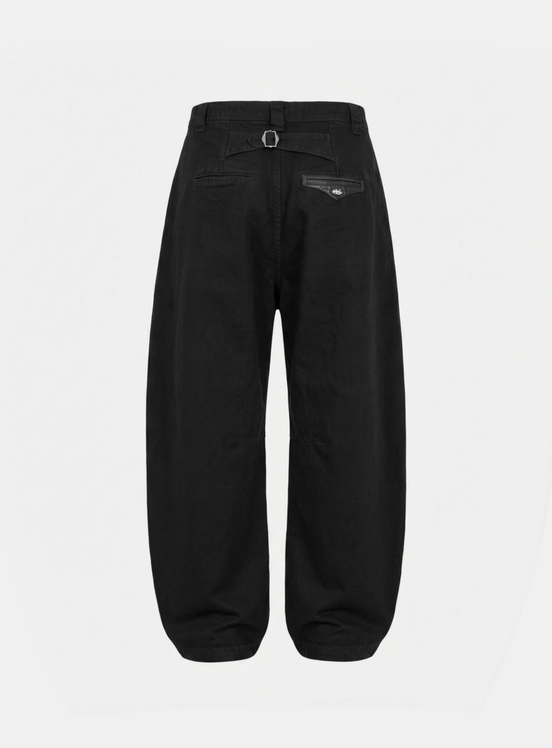 배드블러드 [w-pts26-003] Mystic Formal Curved Chino Pants - Black 상품 이미지 2