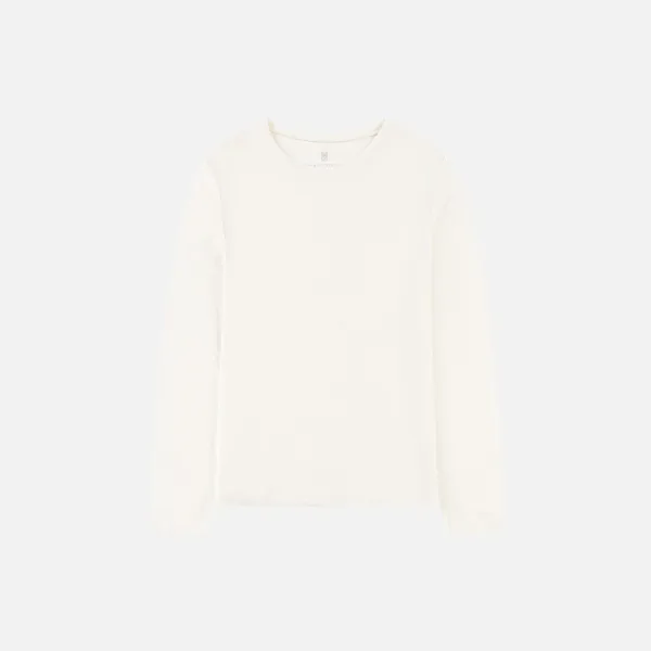 SITP5253 실키 루즈 핏 티셔츠_Ivory