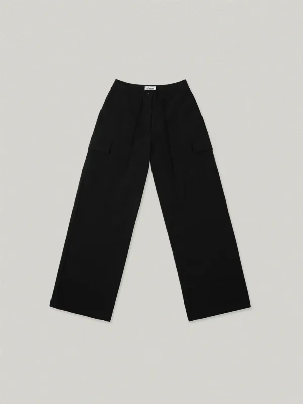 Parachute Nylon Pants - black패러슈트 나일론 팬츠