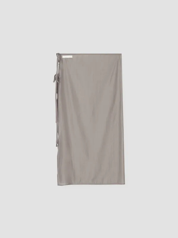 LAYERED PIECE WRAP SKIRT_TAUPE GREY_OE3C2MSK93GRT