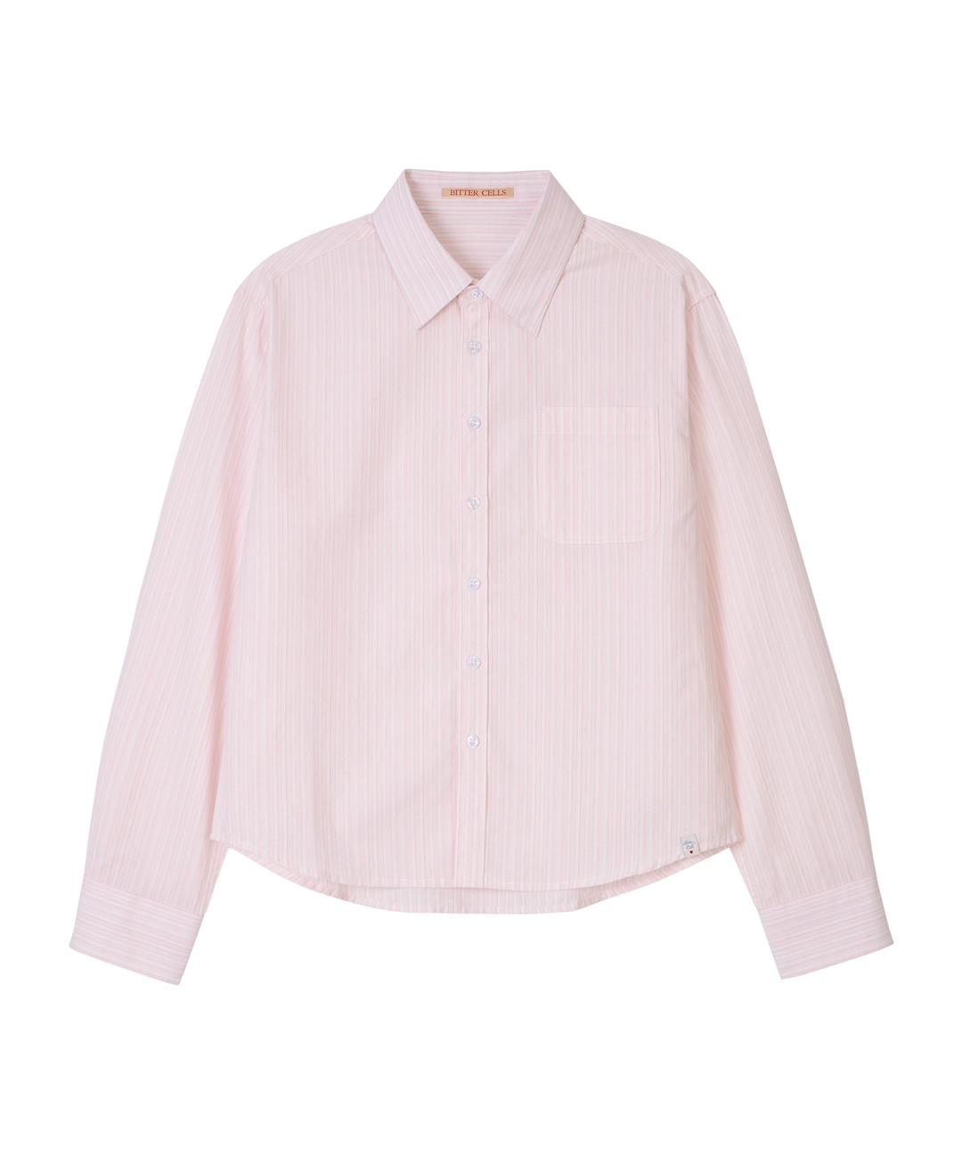 비터셀즈 Standard Maya Stripe Shirt-Pink 상품 이미지 1