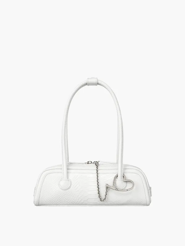 SOFT BOSTON EW MINI_off white python effect