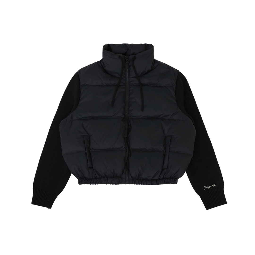 피브비 Hybrid Down Jacket (ebony black) 상품 이미지 1