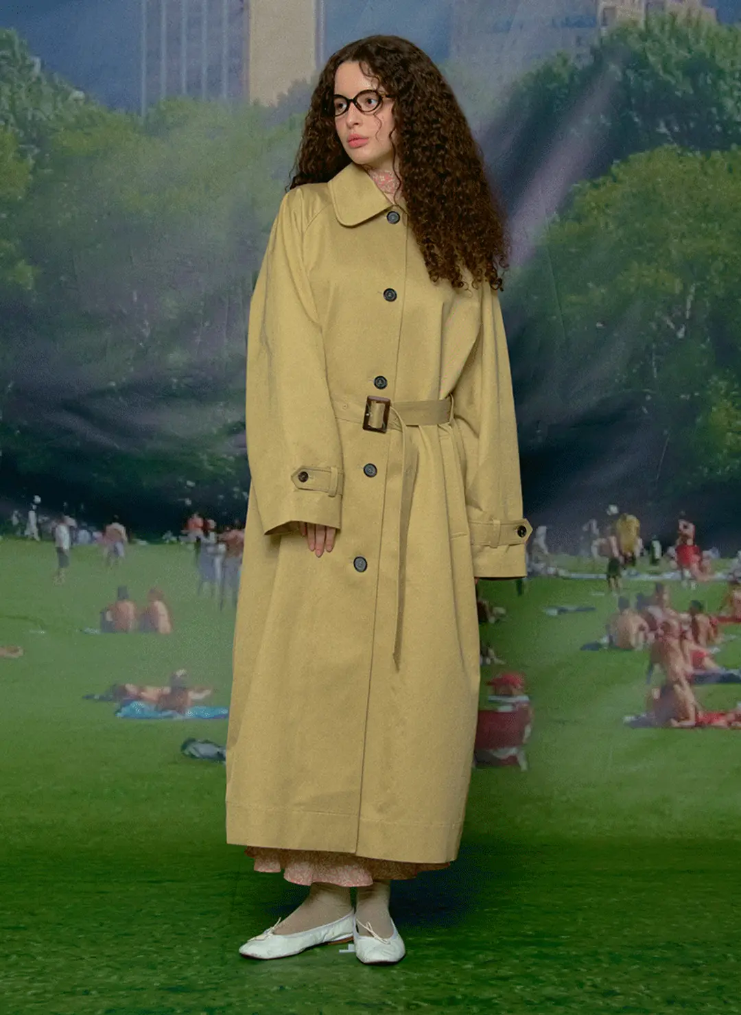 루루서울 Megan Trench Coat (Beige) 상품 이미지 2
