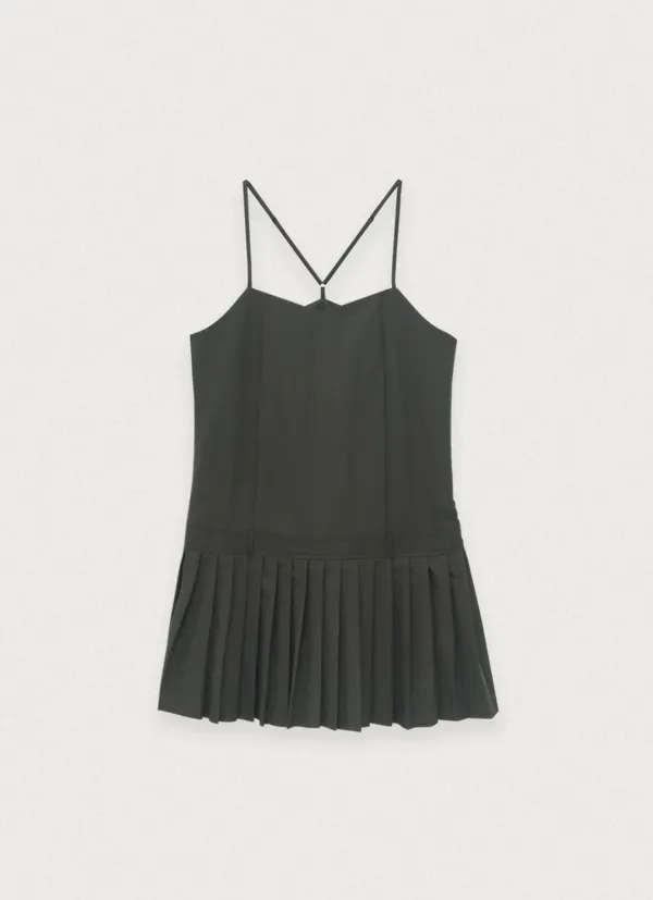 Bestern layered dress - charcoal