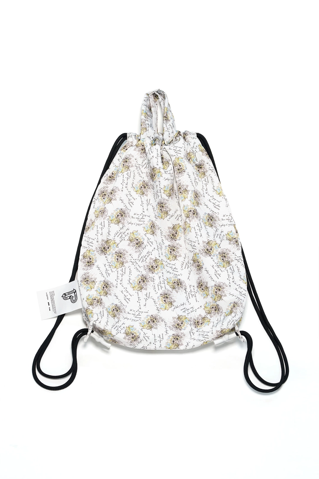 푸쉬버튼 PF25 CRYING GIRL PRINTED GYM SACK 상품 이미지 1