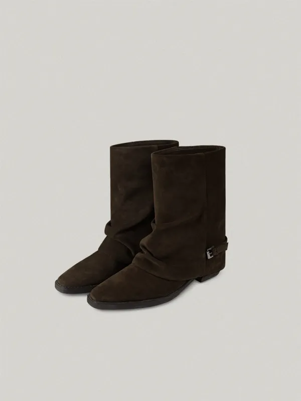 Mesa Warmer Boots - Brown Suede메사 워머 부츠
