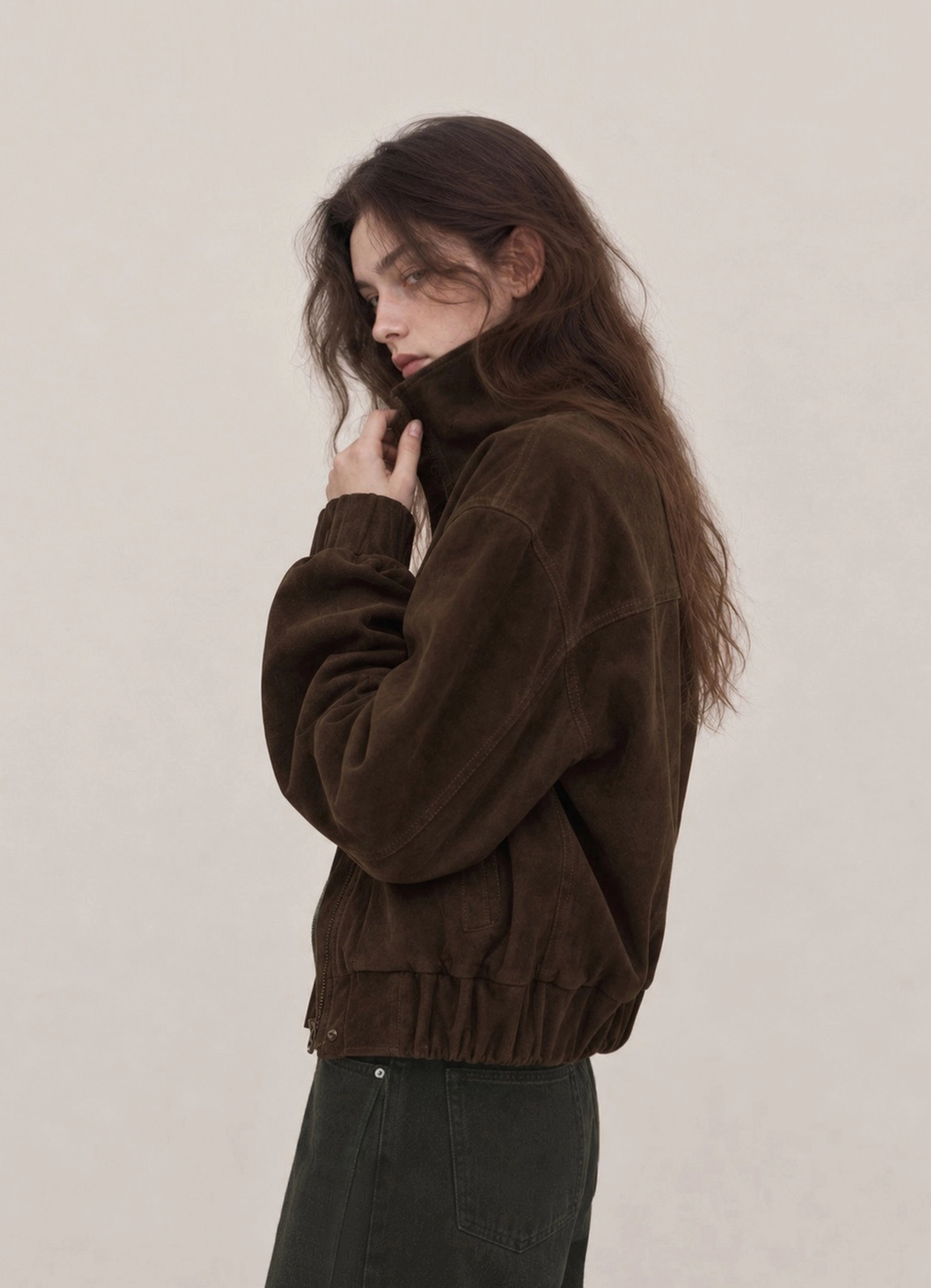 뮤제라 Berg Suede Bomber Jacket 상품 이미지 2