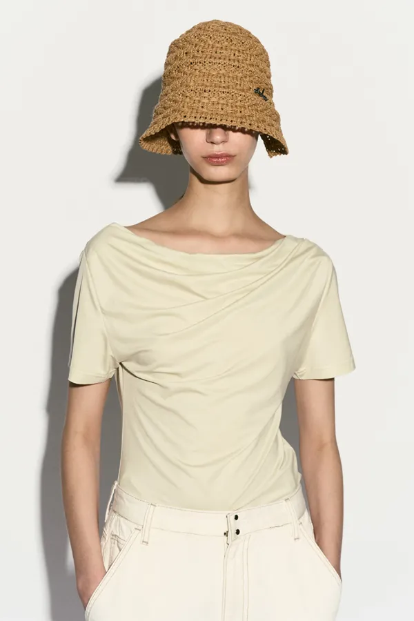 CROCHET BUCKET HAT SAND