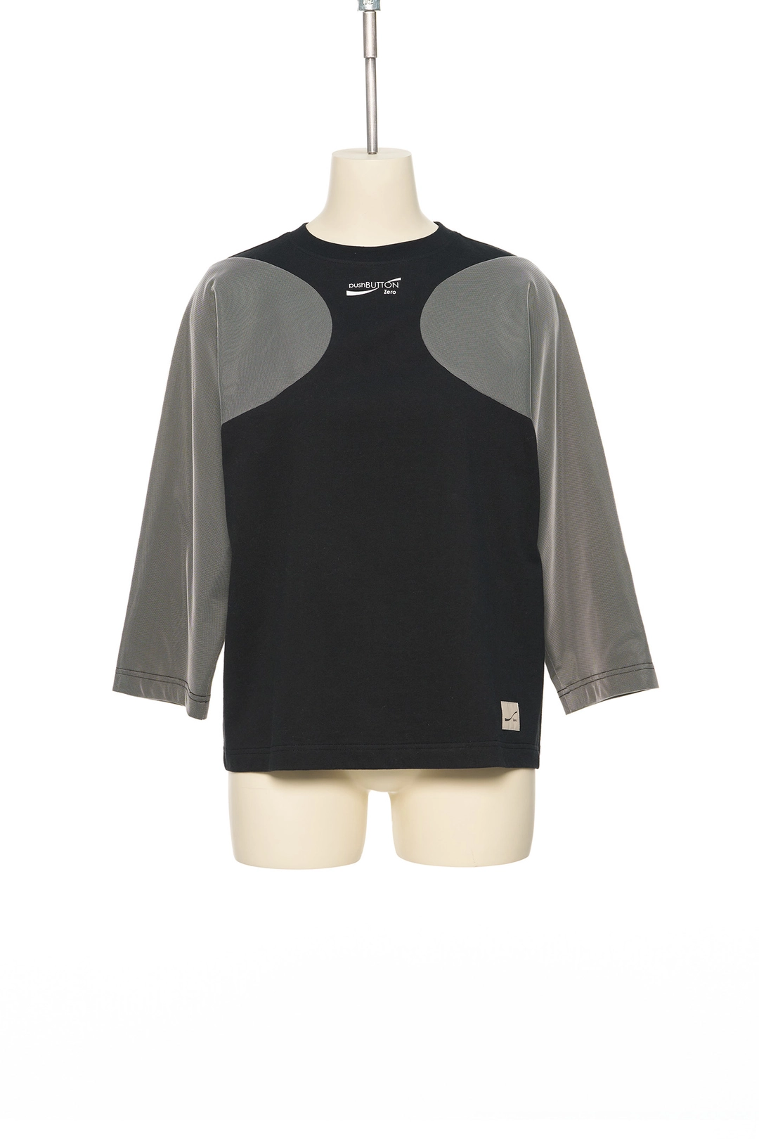 푸쉬버튼 FW25 ZERO BLACK HALTER NECK LINE T-SHIRT 상품 이미지 2