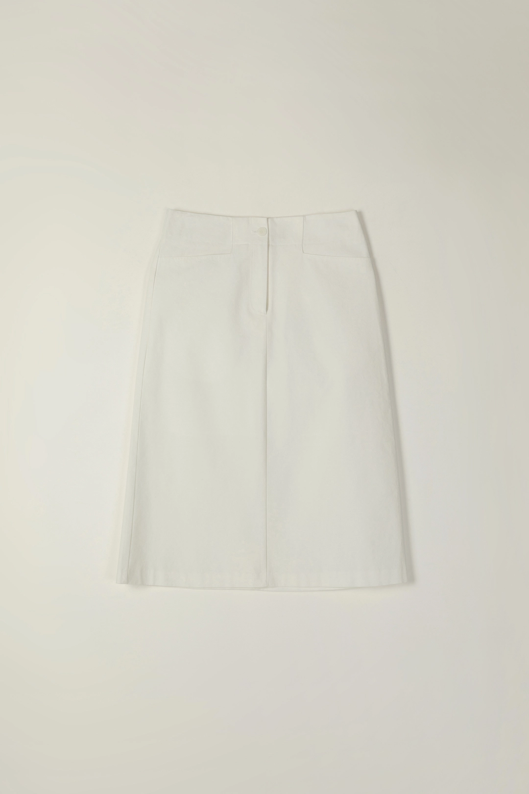 세이지먼트 LOMON COTTON HALF SKIRT_IVORY 상품 이미지 1