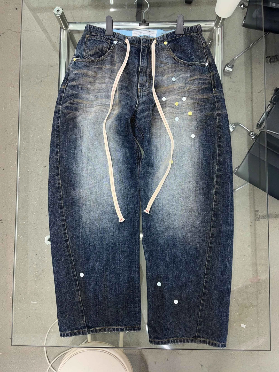 스컬프터 Pill Denim Pants Mid Blue 상품 이미지 1