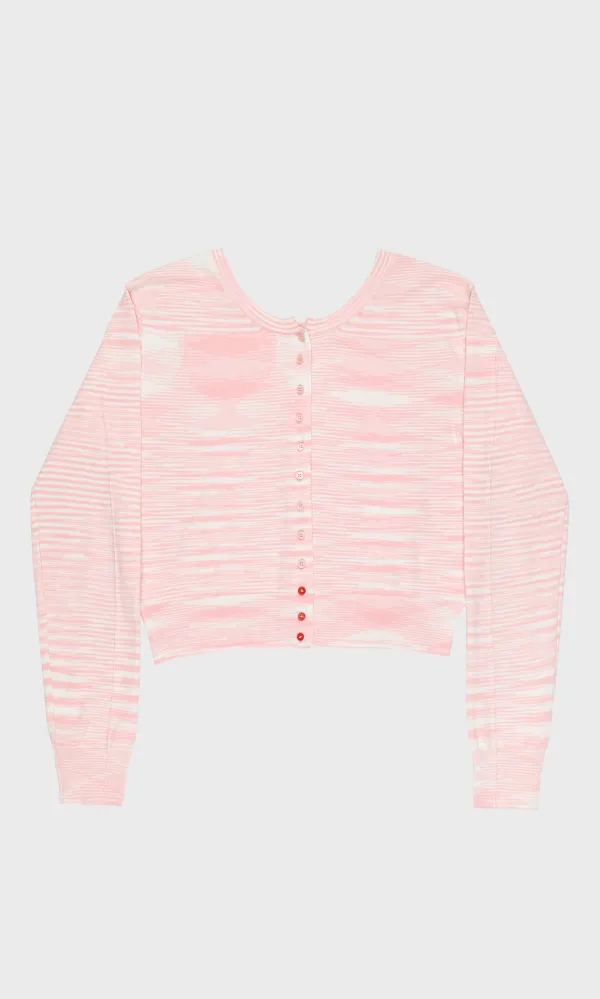 Button-Down Petit Cardigan_Pink