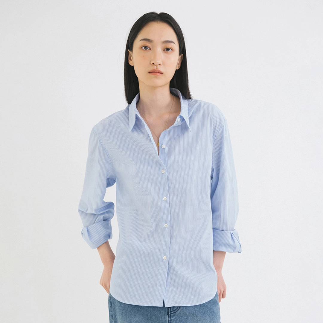 시야쥬 SITP5196 프렌치 포멀 ST 셔츠_Light blue 상품 이미지 2