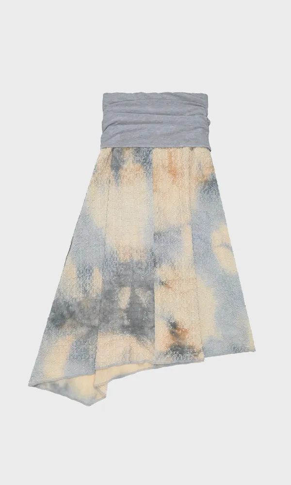 Marbled Salang Skirt_Yellow