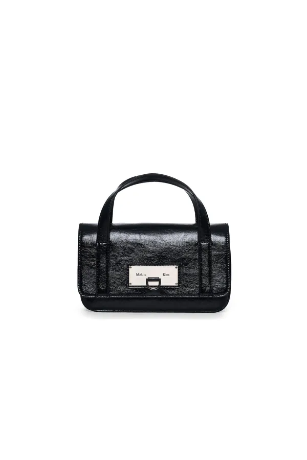MULTI-POCKET MINI CROSS BAG IN BLACK
