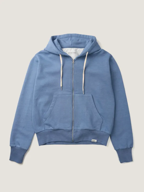 PARK FULL ZIP HOODIE [ Sea Blue ] 2nd Reorder