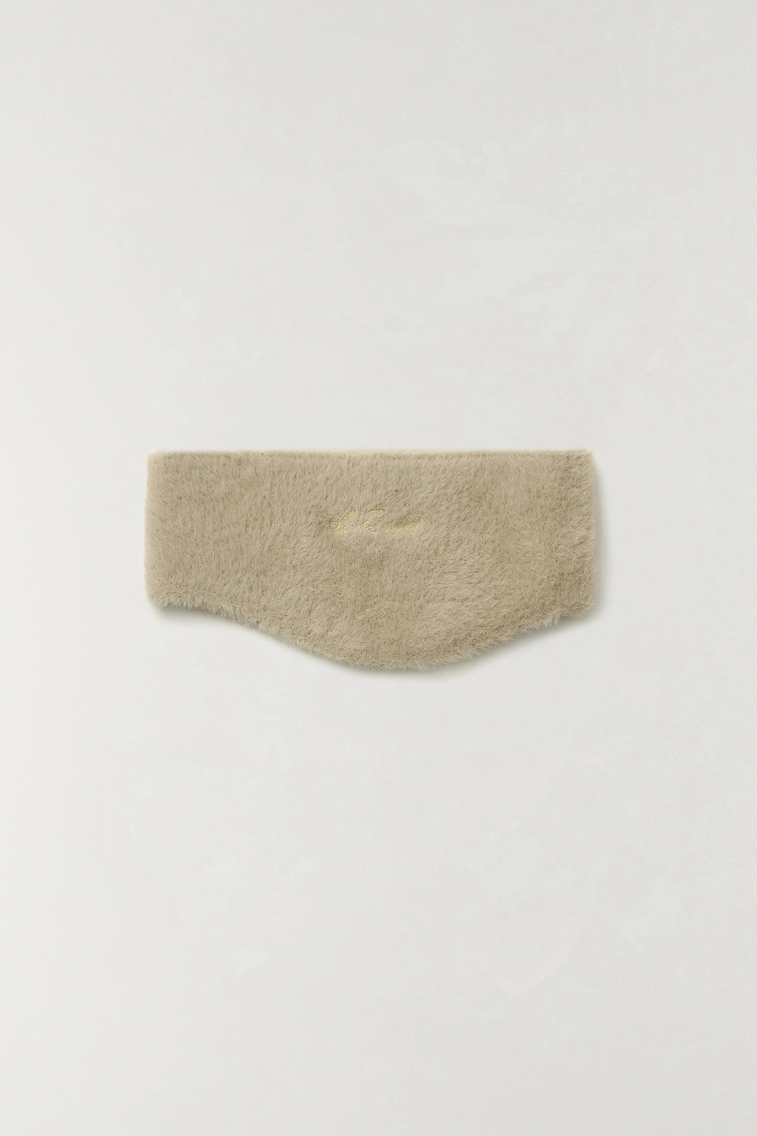 더라우스트 로고 니트 헤어밴드 KHAKI BEIGE 상품 이미지 2