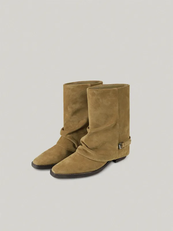 Mesa Warmer Boots - Camel Suede메사 워머 부츠
