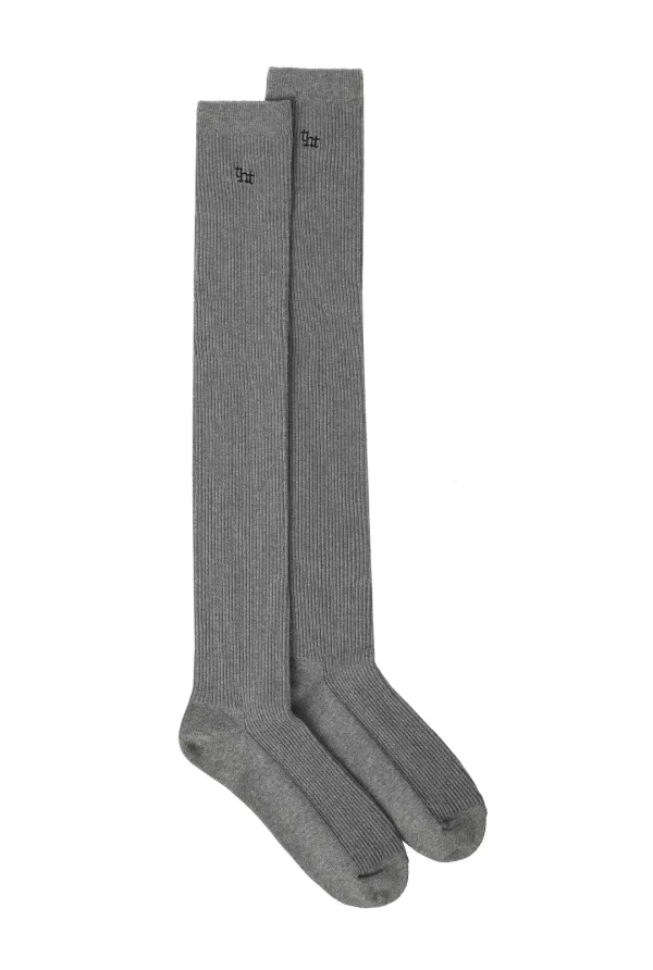 tht rib over knee socks