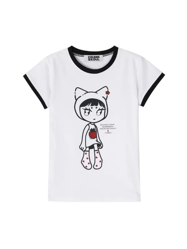 [Last one] BERRYKO RINGER TOP_BLACK