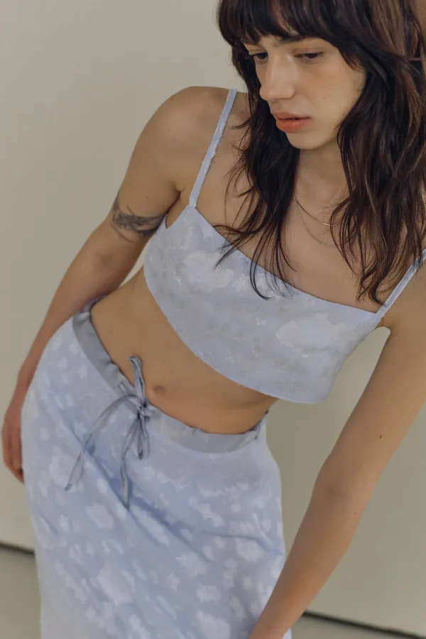 Whisper Bustier_Mist Blue