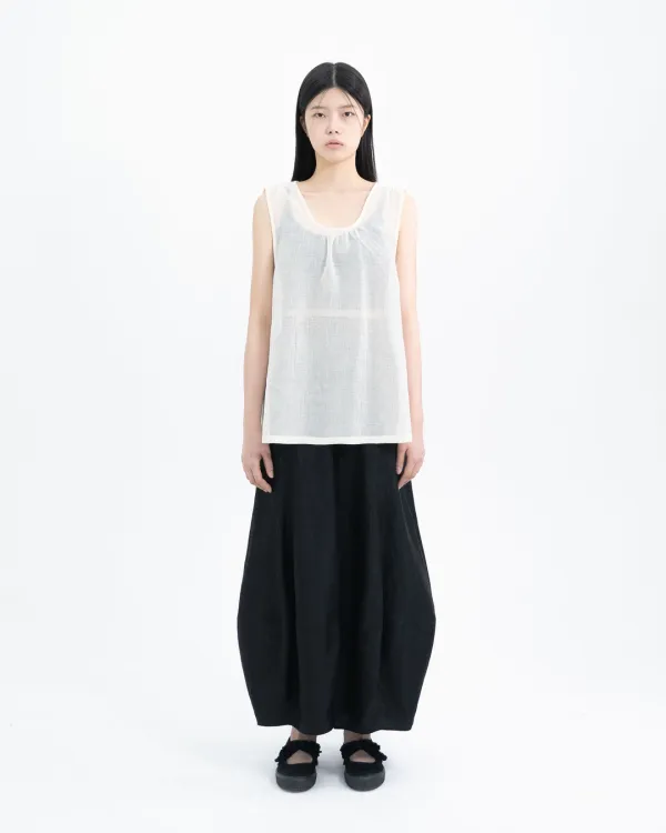 acetate leaf long skirt (open, 단독 주문 시 선발송)