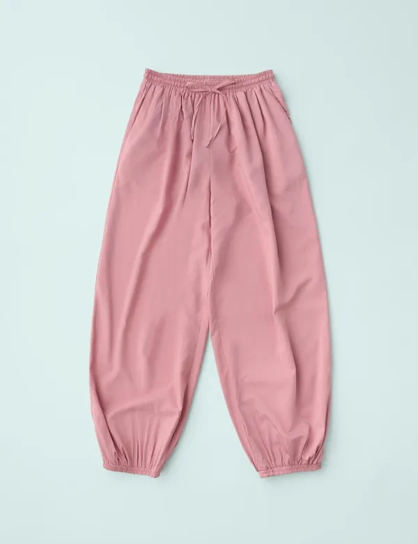 Lillian Shirring Pants (Pink)