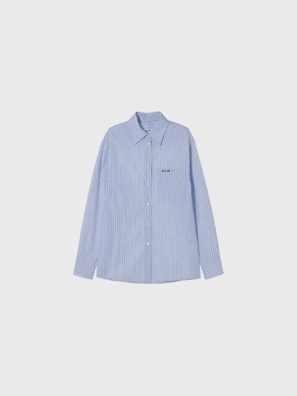 Classic stripe shirt (blue)