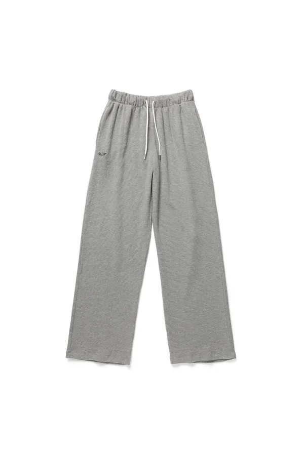 Waffle sweat pants_gray