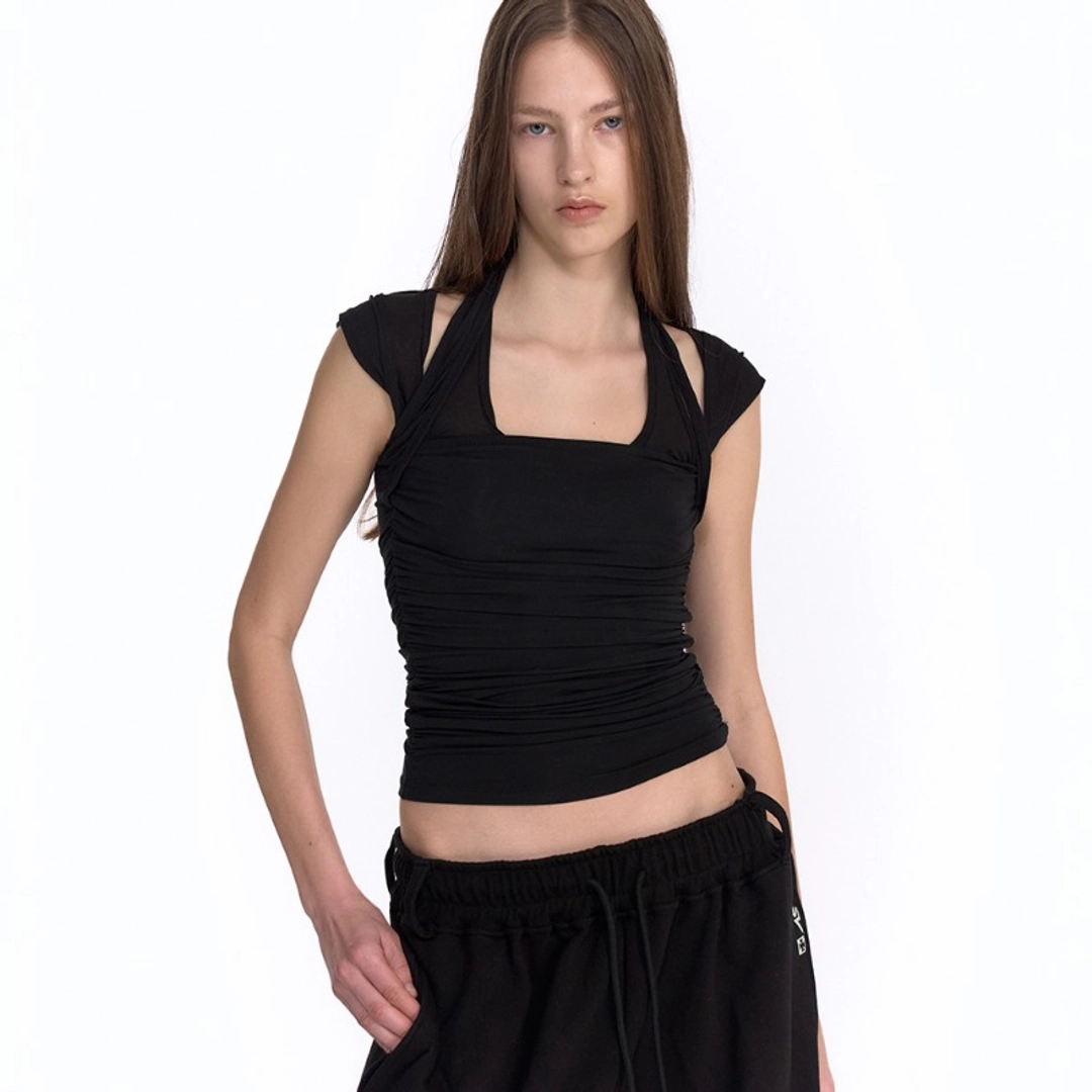 2000아카이브 ZEN HOODIE TANK (BLACK) 상품 이미지 2