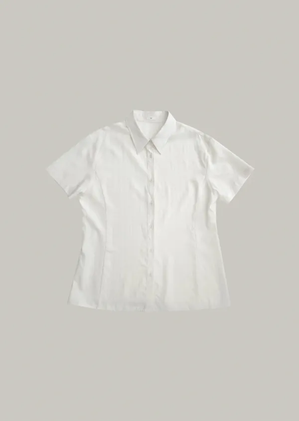 wrap half shirts (ivory)