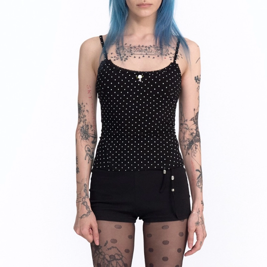 2000아카이브 [REORDER] ROSE POLKA DOT CAMI 상품 이미지 2