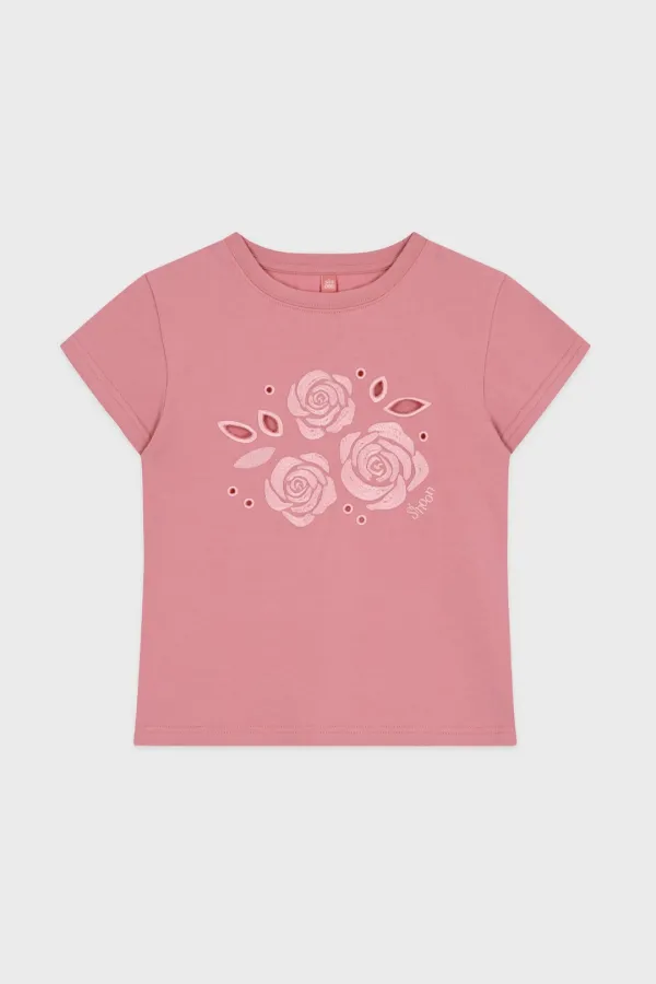 Rose Punching T-Shirt (Pink)