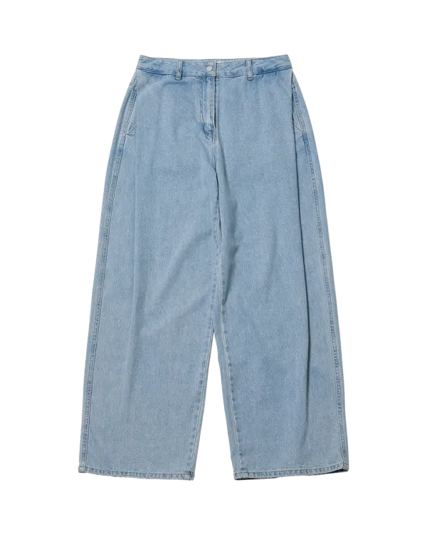 fif tuck denim pants (indigo)