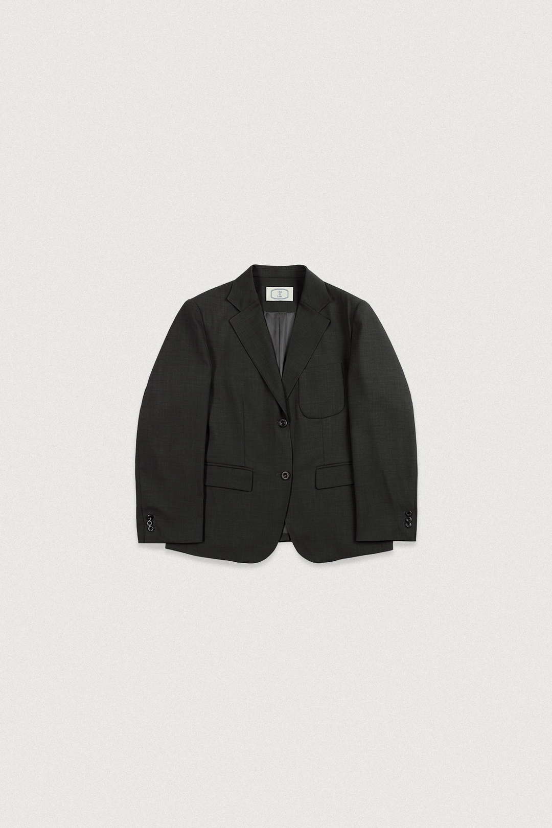 샤드라마 SILKY TEXTURED JACKET [CHARCOAL] 상품 이미지 3
