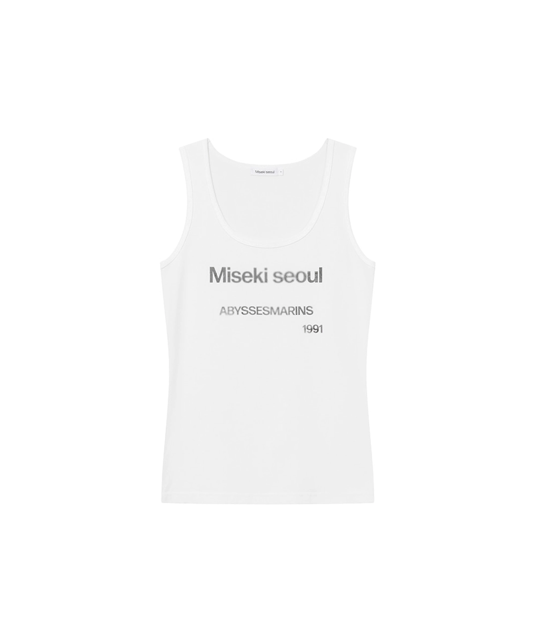 미세키서울 Abyssesmarins relax sleeveless WHITE 상품 이미지 1