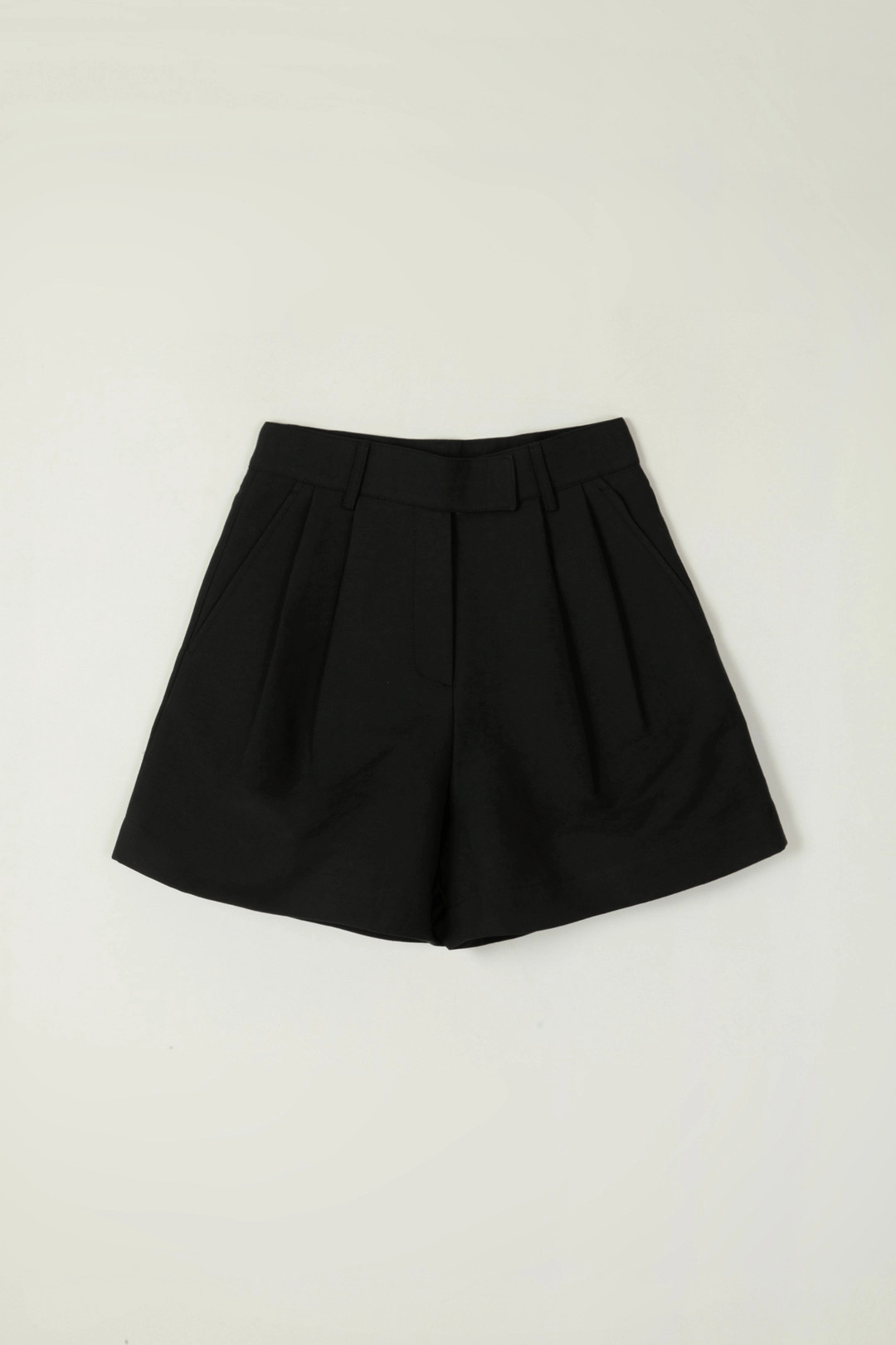 세이지먼트 SPREAD PINTUCK SHORT PANTS_BLACK 상품 이미지 1