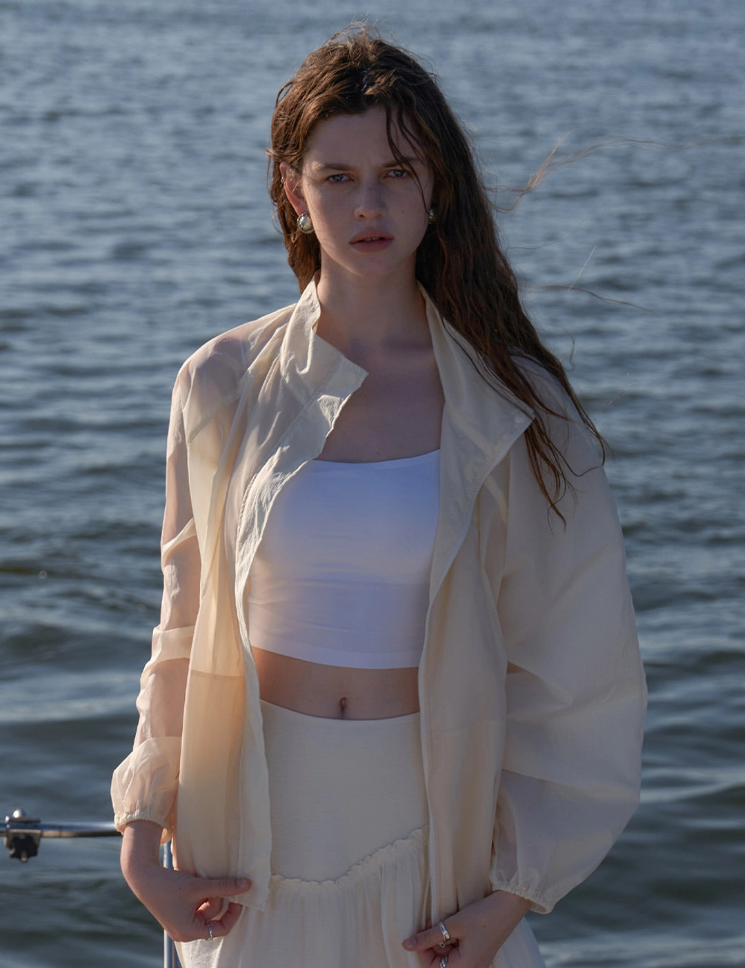 노미나떼 Nomad Mesh Wind Breaker Jacket (Lemon Butter) 상품 이미지 2