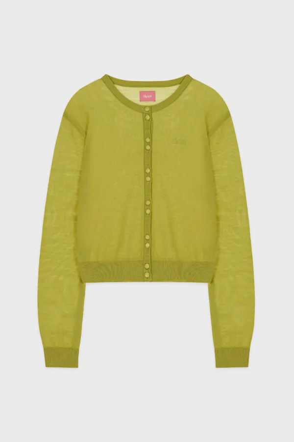 Double Button Cardigan (Green)